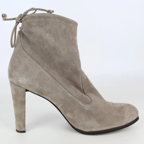 New STUART WEITZMAN Mitten Suede Bootie, Topo, US 11